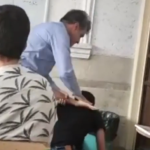کتک زدن وحشتناک یک دانش آموز در شیراز به وسیله معلم